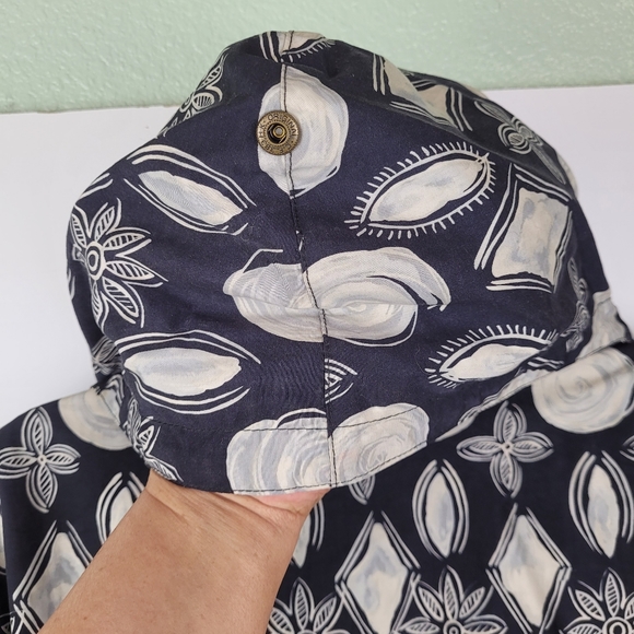 VTG NILS Ski Jacket Womans Size 6 Floral Pattern Black White Snowboard Winter - Picture 13 of 16